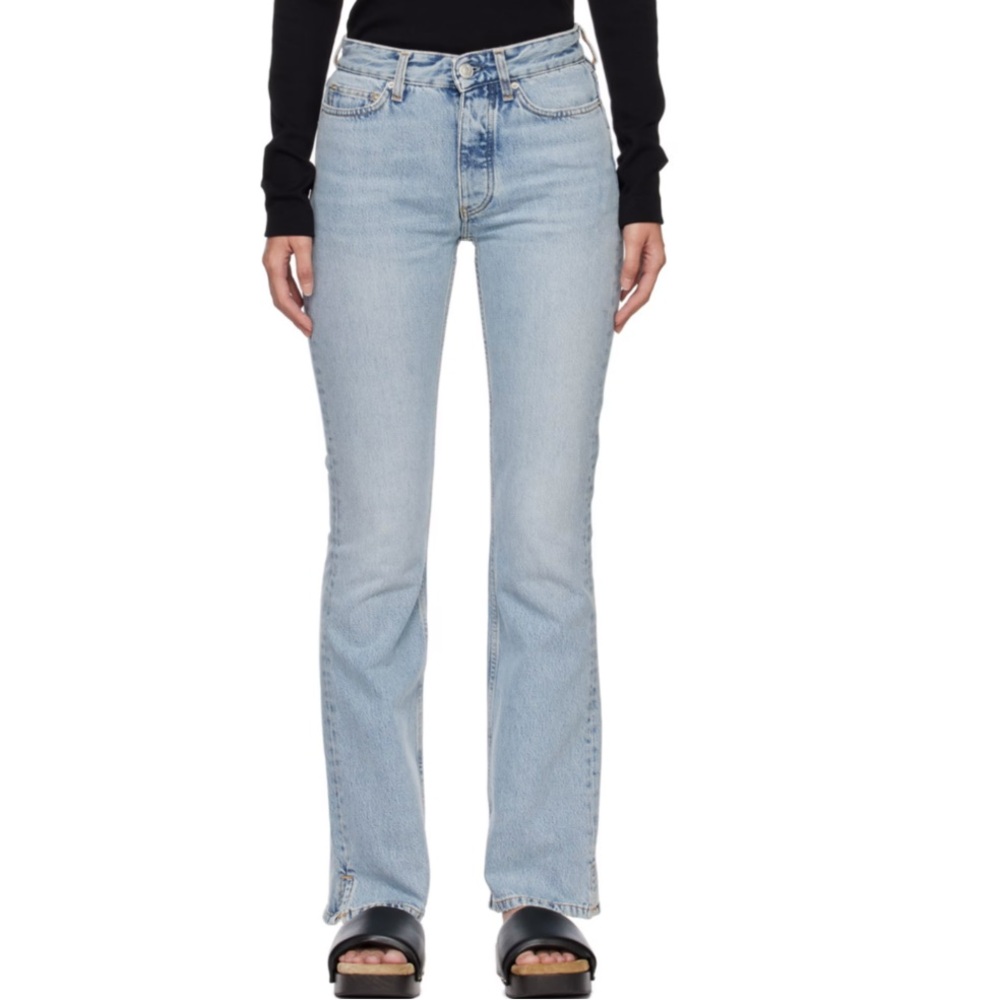 Won Hundred Blue Rob Slit Jeans from Ssense